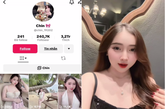 Chin TikTok bị tung clip chơi đủ tư thế