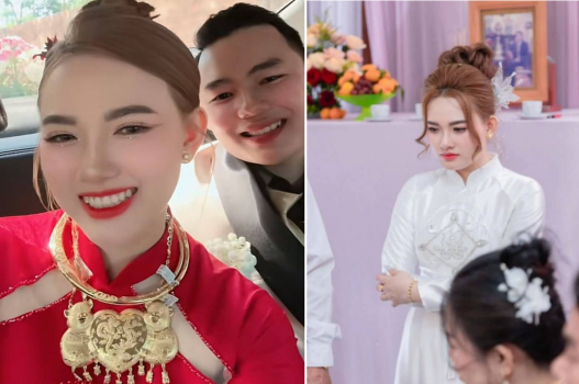 Cô dâu thèm quá phải phá ngay trong ngày cưới