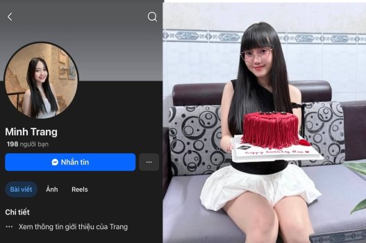 Em Minh Trang bị leak clip sinh nhật
