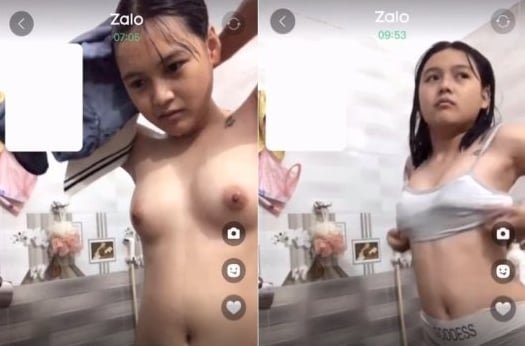 Em mới lớn rủ bạn địt bằng clip tắm khỏa thân