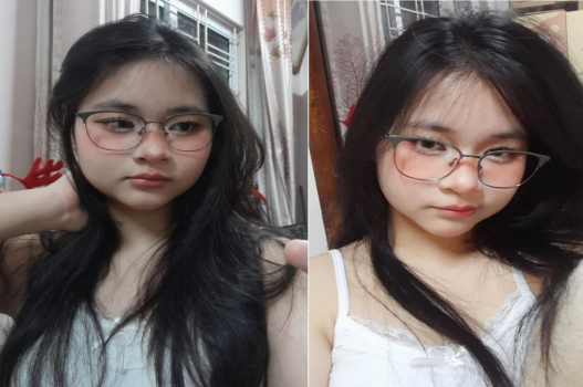 Em nữ sinh mới lớn bím non không lông