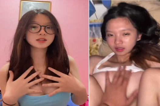 Gái xinh bị nện đỏ mặt khi quay phim
