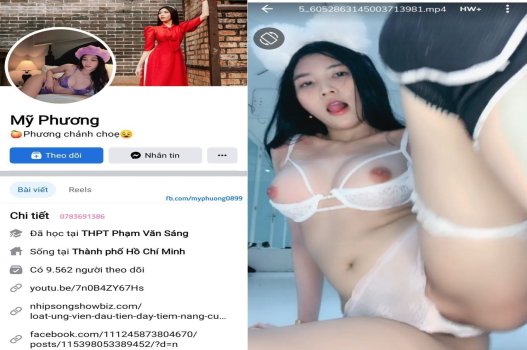 Mỹ Phương dạng háng to rủ chim vào địt