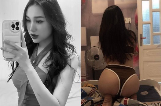 Ngọc Diễm thân hình bốc lửa phục vụ khách ban đêm